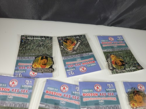 Boston Red Sox Anhänger Sammlung Nixon Varitek Halama Clement Wakefield Lot - Bild 8 von 12