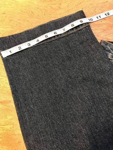 Melrose And Market Nordstrom Short Denim Jean With Flared Bottom Size 24 - Bild 8 von 9