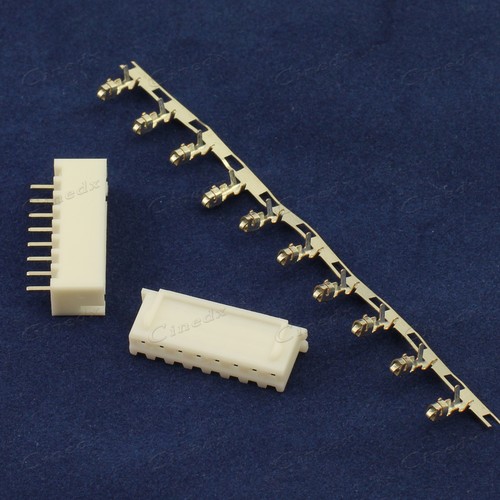 10 Pairs 8PIN JST-XH 2.5 2.54MM Connector Male Female fr RC 7S Li-poly Batteries - Picture 4 of 6