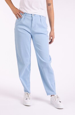 BLUE MONKEY JEANS NEU B- WARE BALLON FIT SLIM HELLBLAU  CROPPED STRETCH