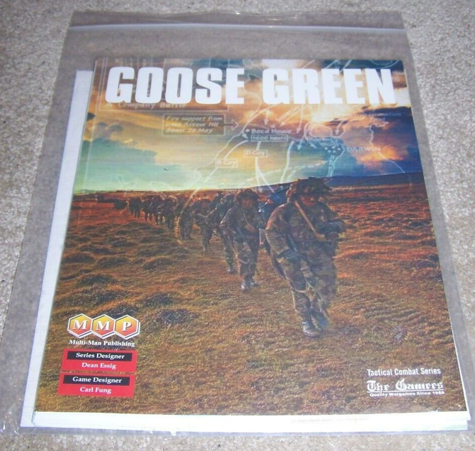 MMP Multi-Man Publishing Game "Goose Green", Falklands War 1982, Bolsa Nueva