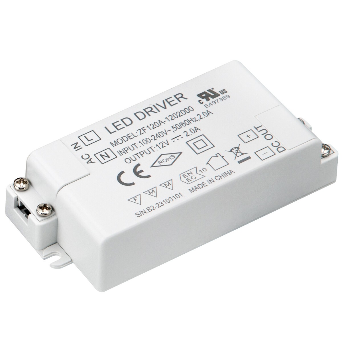 LED Driver AC 100V-240V To DC 12V 2A/5A Power Supply Adapter LED