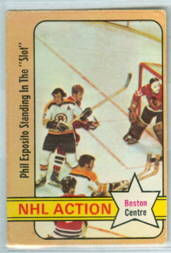 Phil Esposito 1972-73 O-Pee-Chee OPC 72 Hockey Card #76 VGEX NHL Boston Centre c - Afbeelding 1 van 2