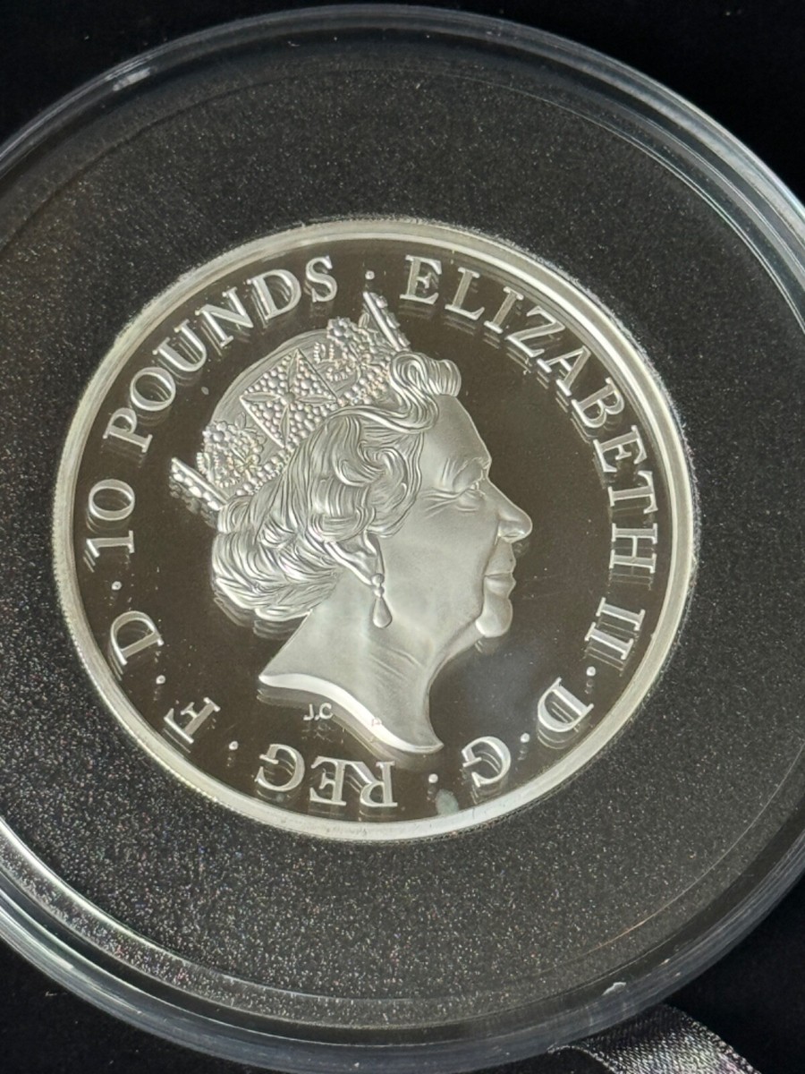 2017 Queen's Beasts The Lion of England 10 oz £10 Silver Proof