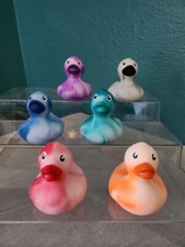 2" Marbled Or Tie-Dyed Rubber Ducks  6 - Perfect for Duck, Duck, J33P.