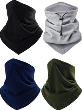 Winter Fleece Neck Gaiter Ski Tube Scarf for Cold Weather Neck Warmer Face Cover