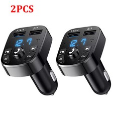 Bluetooth 5.0 Car Wireless 2USB PD Charger AUX Hands-Free FM Transmitter Adapter