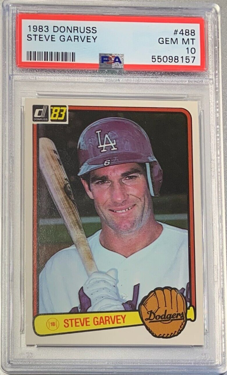 1983 Donruss Baseball #488 Steve Garvey PSA 10
