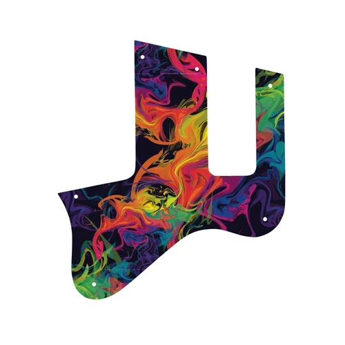 Pickguard For Gibson Les Paul Special Double Cutaway VOS rainbow swirl