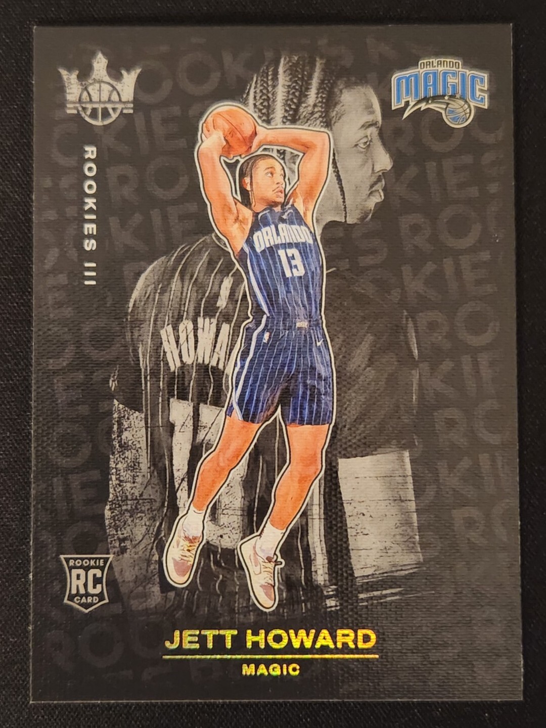 2023-24 Panini Court Kings Jett Howard Rookies III #138 RC SSP Orlando Magic NBA