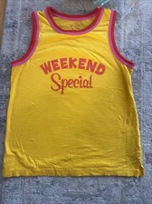 Edie Parker X J. Crew Weekend Special Tank Top XXS 
