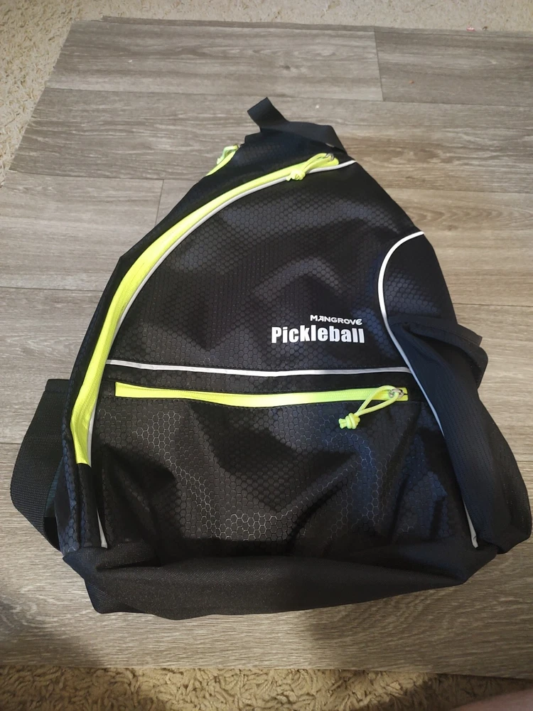 Pickleball Bag Mens Womens Pickleball Backpack Adjustable Sling Bag