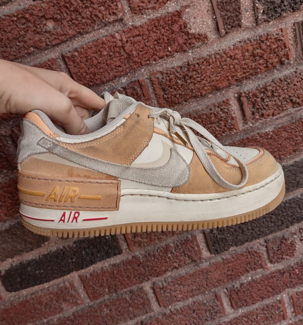 Nike Air Force 1 Shadow Sisterhood Womens Size 9 Cashmere Orange  DM8157-700 | eBay