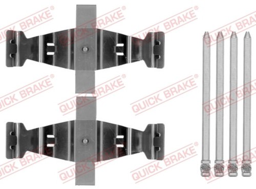 MAXGEAR Zubehörsatz, Scheibenbremsbelag Hinten Vorne 27-0731