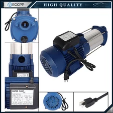 1.5HP 1100W 1" SHALLOW SELF PRIMING WELL GARDEN SPRINKLER JET WATER PUMP BOOSTER