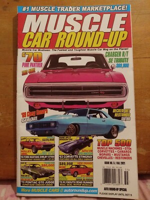Muscle Car Round Up magazine issue No. 5 fall 2021  500 gtos corvettes cheveles