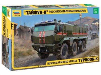 ZVEZDA 3701 Typhoon K 6x6 MRAP Plastik Modell LKW Bausatz 1/35