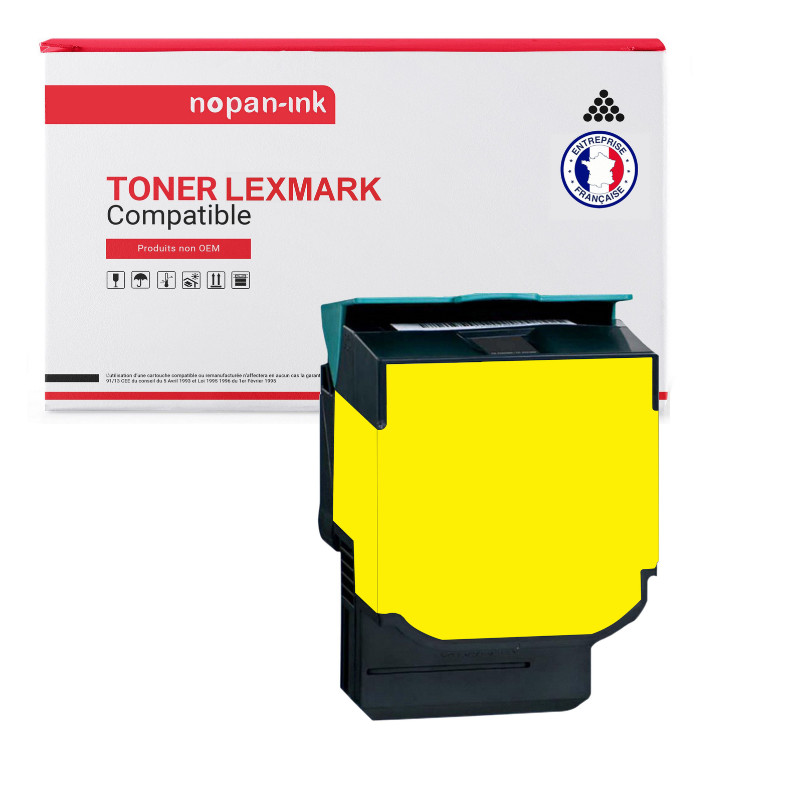 Toner 78C20Y0 jaune Nopan-Ink pour les impressions du bureau à la maison