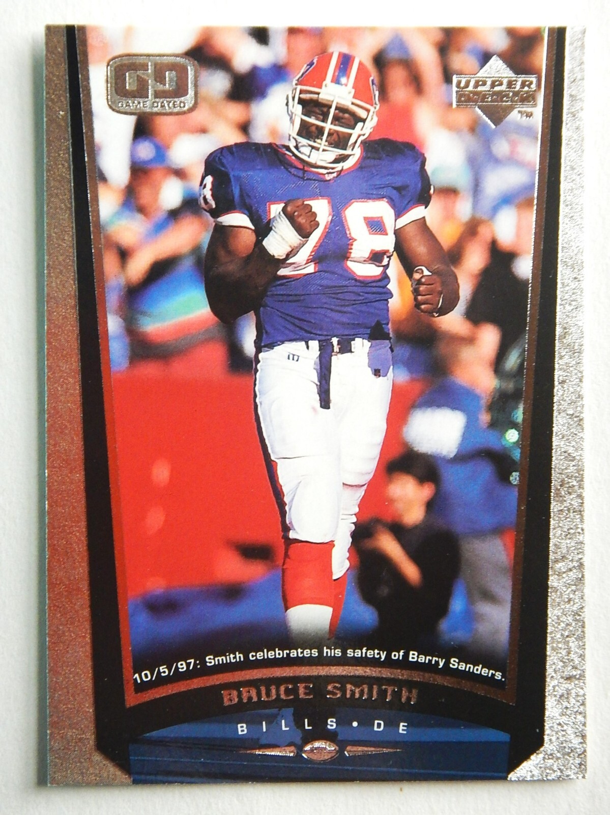 Bruce Smith #65 Upper Deck 1998 Football Card (Buffalo Bills)*