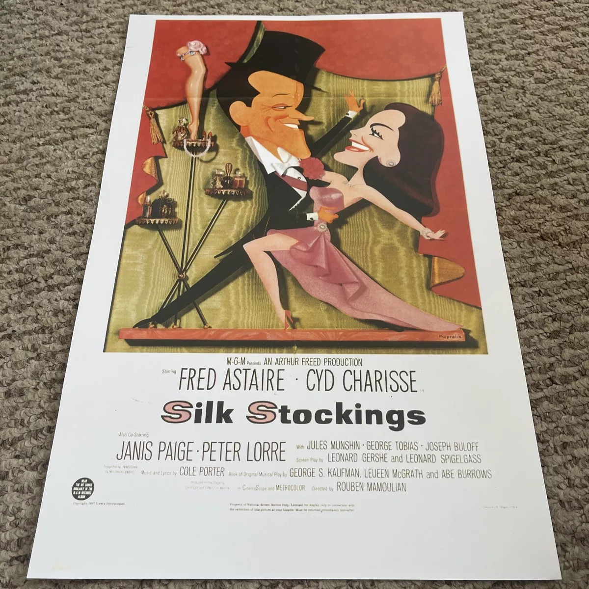 Fred astaire cyd charisse silk stockings deals