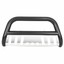 Black Steel Bull Bar Grille Guard For 2005-2011 Dodge Dakota & Mitsubishi Raider - Front Push Bumper, Tubular Design, Lifetime Warranty