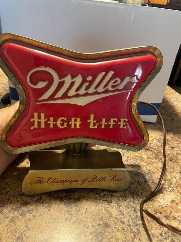 Miller High Life Beer Light Sign Vintage eBay