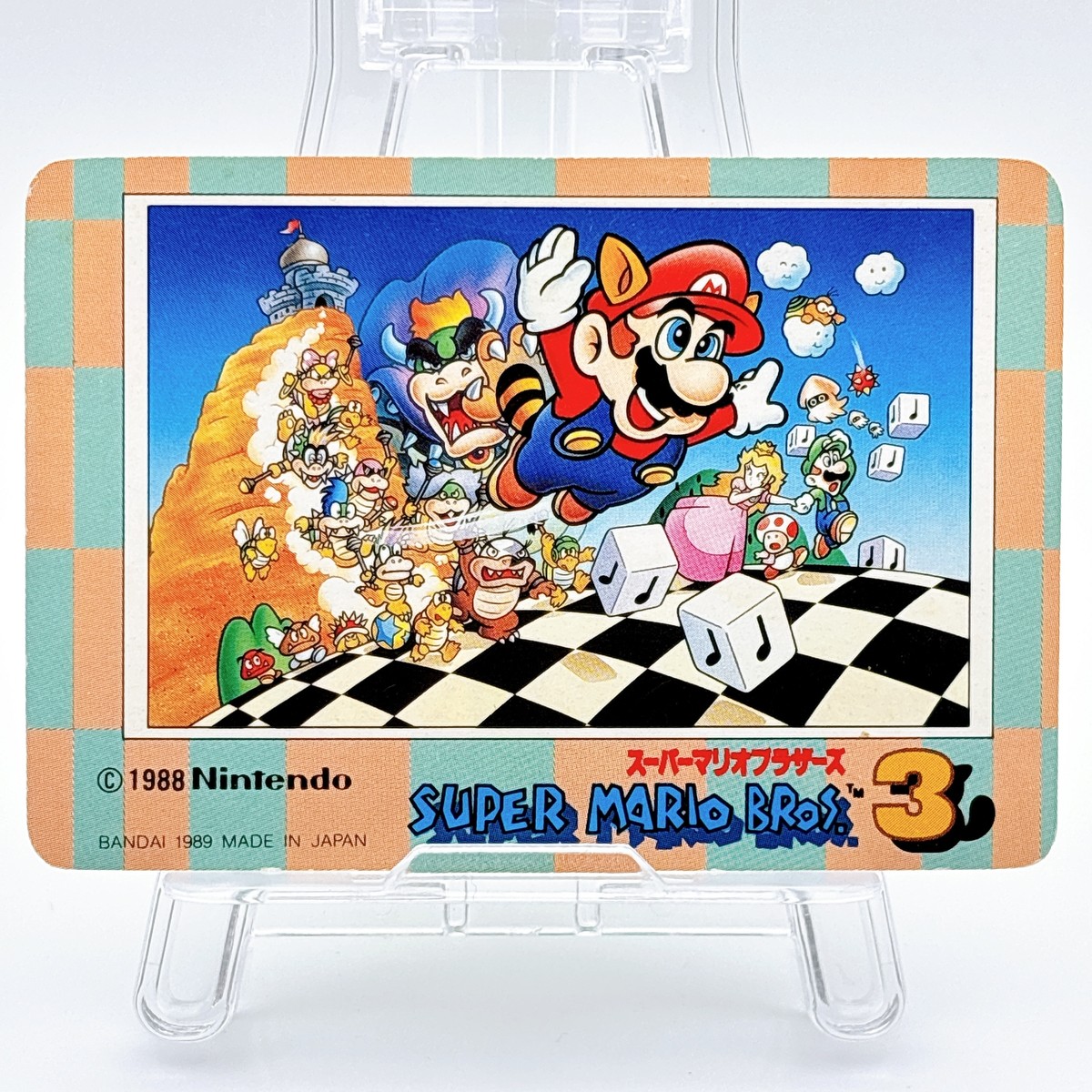 Super Mario Bros 3 Card TCG Nintendo Bandai 1989 Japanese