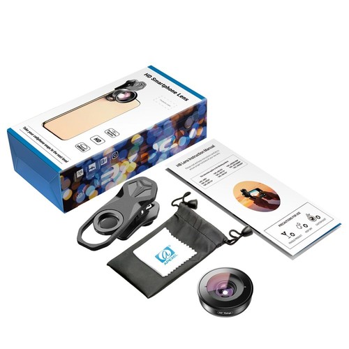 APEXEL 3Pcs 100mm Super Macro Phone Camera Lens HD 10x Macro For All Smartphones - Photo 6 sur 6