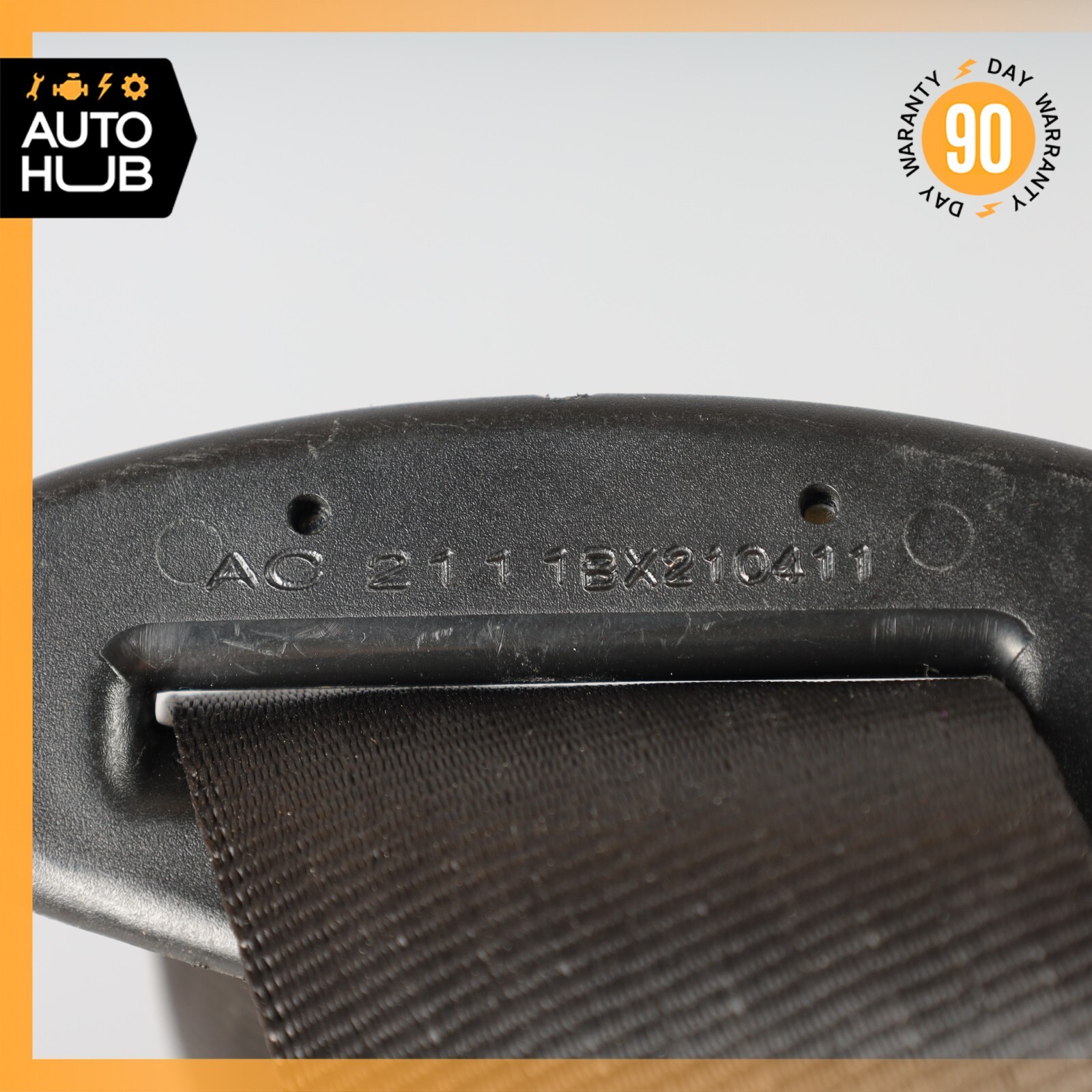 08-18 Maserati GranTurismo M145 Coupe Front Right Side Seat Belt Black OEM 61k