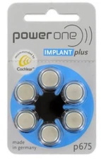 120 Cochlear Implant plus Hearing Aid Batteries by Powerone P675 675