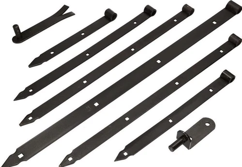 Ladenband Ladenbänder Kloben Türbänder Torband Schwarz Scharnier Schwarz Pulver