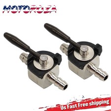 1/4" Heavy Duty Fuel Gas Shut-Off Valve Steel In-line Cut-Off Kart Mower 2X