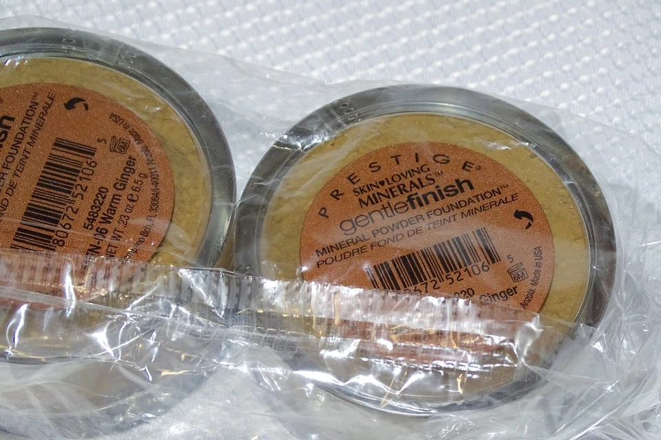 *NEW* Prestige Skin Loving Minerals POWDER FOUNDATION Makeup MFN-06 Warm Ginger - Image 2 of 3