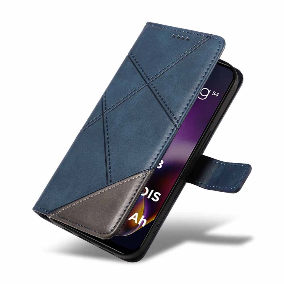 For Motorola Moto G54 G34 G14 E13 G13 G04 Flip Wallet Leather Phone Case Cover - Image 3 of 4