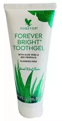 FOREVER Bright Toothgel Aloe Vera e Propoli 130 g ciascuno - confezione da 2 ... - Foto 4 di 8