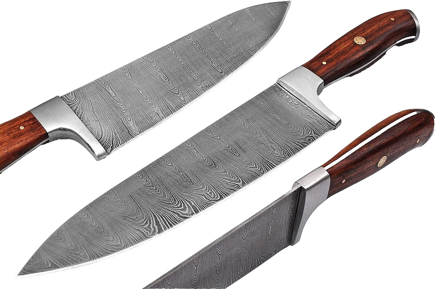 Mango de Madera Marrón Cuchillos de Hoja Fija De Colección