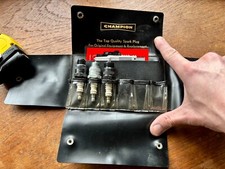 Vintage Champion Spark Plug Salesman Sample Case L-85 F-14Y J-6JM