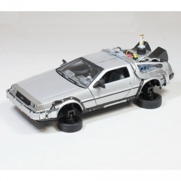 Ritorno Al Futuro 2 Delorean Lk Coupé 1981 1/24 Metallo Fly Wheel Bttf II 24417 - Immagine 2 di 4