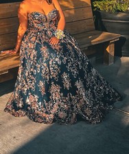 strapless ball gown