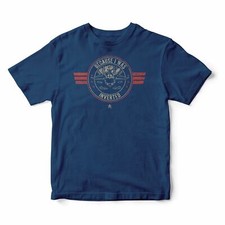 Fun Air Force Pilot Top Gun Fan - Because I was Inverted Art by PIG T-Shirt