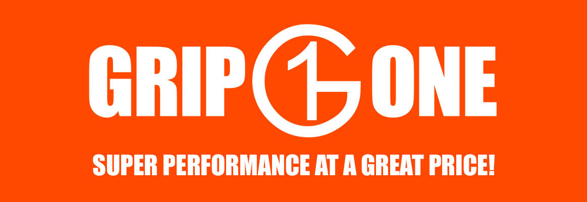 Grip One G1 TPR Wrap Golf Grips &ndash; Standard .600 Round &ndash; Black &ndash; Set of 10