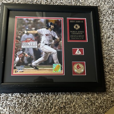 Boston Red Sox Johnny Damon 2004 game used baseball world series champ mlb  holo