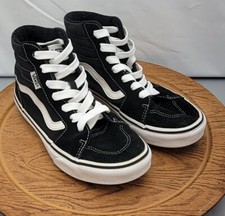 Vans Sk8-Hi Black sneakers hoes youth size 4 Off the wall Skateboard 751505