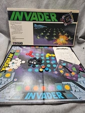 Vintage Entex Invader Board Game 1982 Entex Industries Rare Incomplete