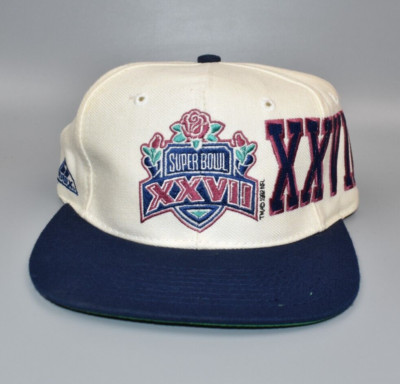 Vintage NFL Super Bowl XXVII Apex One Wool Snapback Cap Hat