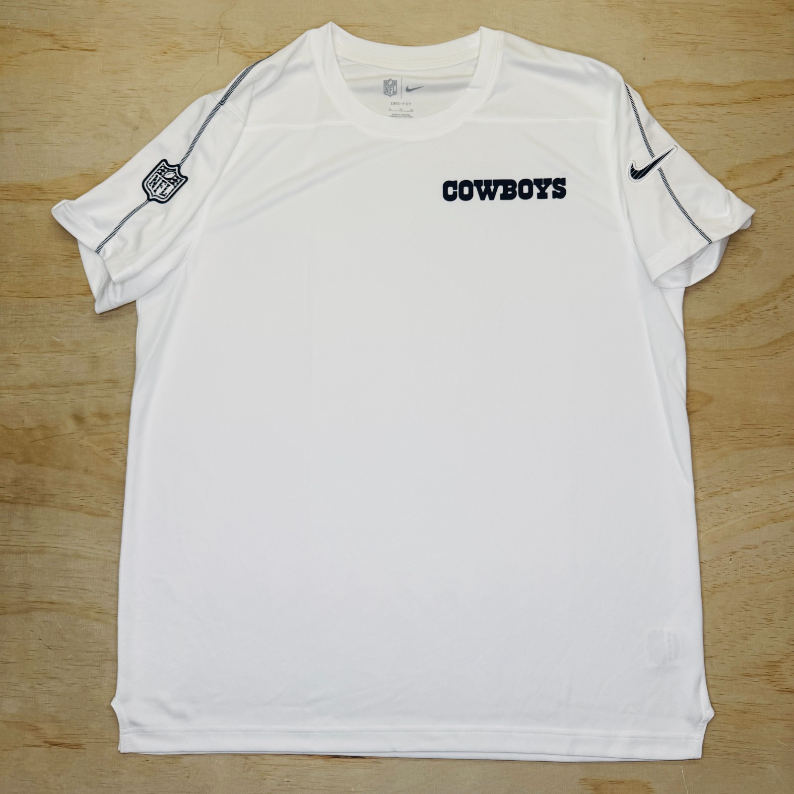 Nwot Dallas Cowboys Nike 2024 Sideline Coach Mens Dri-Fit Short Sleeve Shirt Xl