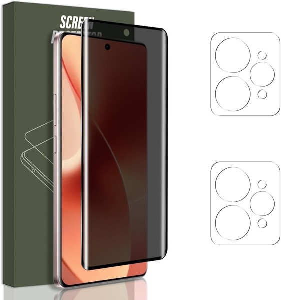 Privacy Schutzfolie 9H Anti-Spy FüR Realme 15 Mit Kameraschutz 1 StüCk-image