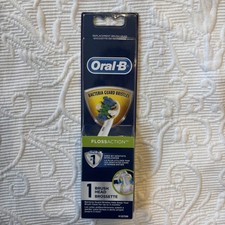 Oral-B FlossAction Replacement Brush Heads 1 Count -Bacteria Guard Bristles
