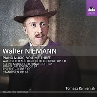 Audio Cd - Walter Rudolph Niemann - Klaviermusik Vol. 3 - Toccata Classics -D-