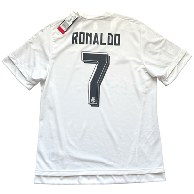 2015/16 Real Madrid Home Jersey #7 Ronaldo Large adidas Soccer